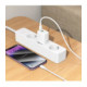 Baltas 20W 1xUSB-A + 1xUSB-C pakrovėjas + 100cm USB-C - Lightning laidas "Borofone BN27"
