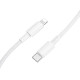 Baltas USB-C - Lightning 27W 100cm laidas "Borofone BX117"