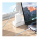 Baltas USB-A - Lightning 2.4A 100cm laidas "Borofone BX117"