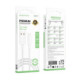 Baltas USB-A - Lightning 2.4A 100cm laidas "Borofone BX117"