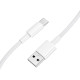 Baltas USB-A - USB-C 3A 100cm laidas "Borofone BX117"