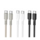 Baltas USB-C - USB-C 60W 100cm laidas "Borofone BX116"
