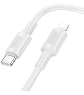 Baltas USB-C - Lightning 27W 100cm laidas "Borofone BX111"