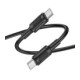 Juodas USB-C - USB-C 60W 100cm laidas "Borofone BX111"