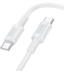 Baltas USB-C - USB-C 60W 100cm laidas "Borofone BX111"
