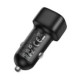 Juodas automobilinis 38W USB-C + USB-A pakrovėjas "Borofone BZ34B"