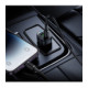 Juodas automobilinis 38W USB-C + USB-A pakrovėjas "Borofone BZ34B"