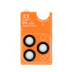 Juodas kameros apsauga Apple iPhone 17 Pro / 17 Pro Max telefonui "Tel Protect Titanium Lens 99% AR"