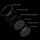 Juodas kameros apsauga Apple iPhone 17 Pro / 17 Pro Max telefonui "Tel Protect Titanium Lens 99% AR"
