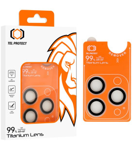 Skaidri kameros apsauga Apple iPhone 17 Pro / 17 Pro Max telefonui "Tel Protect Titanium Lens 99% AR"