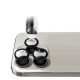 Juodas kameros apsauga Apple iPhone 17 telefonui "Tel Protect Titanium Lens 99% AR"