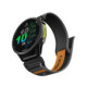Juoda / oranžinė apyrankė Garmin Quickfit 22mm laikrodžiui "Spigen Athlex Air"