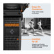 Juoda / oranžinė apyrankė Garmin Quickfit 22mm laikrodžiui "Spigen Athlex Air"