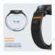 Juoda / oranžinė apyrankė Garmin Quickfit 22mm laikrodžiui "Spigen Athlex Air"