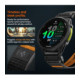 Juoda / oranžinė apyrankė Garmin Quickfit 22mm laikrodžiui "Spigen Athlex Air"