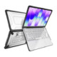 Juodas / skaidrus dėklas Apple MacBook Neo 13 2026 kompiuteriui "Tech-Protect Kevlar Pro"
