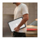 Juodas / skaidrus dėklas Apple MacBook Neo 13 2026 kompiuteriui "Tech-Protect Kevlar Pro"