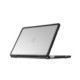 Juodas / matinis skaidrus dėklas Apple MacBook Neo 13 2026 kompiuteriui "Tech-Protect Velar"