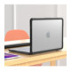 Juodas / matinis skaidrus dėklas Apple MacBook Neo 13 2026 kompiuteriui "Tech-Protect Velar"
