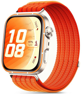 Oranžinė apyrankė Huawei Watch 3 / 4 / 4 Pro / 5 / 5 Pro laikrodžiui "Tech-Protect Nylon"