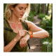 Oranžinė apyrankė Huawei Watch 3 / 4 / 4 Pro / 5 / 5 Pro laikrodžiui "Tech-Protect Nylon"