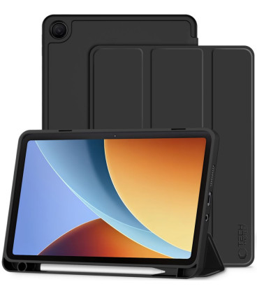 Juodas atverčiamas dėklas Xiaomi Redmi Pad 2 9.7 planšetei "Tech-Protect SC"