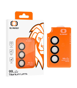 Juoda kameros apsauga Samsung Galaxy S26 telefonui "Tel Protect Titanium Lens 99% AR"