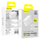 Baltas 1xUSB-C PD QC 65W GaN4 pakrovėjas + 100cm USB-C - USB-C laidas "Blavec Wall Charger BC-8"