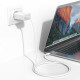 Baltas 1xUSB-C PD QC 65W GaN4 pakrovėjas "Blavec Wall Charger BC-8"