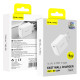Baltas 1xUSB-C PD QC 65W GaN4 pakrovėjas "Blavec Wall Charger BC-8"