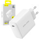 Baltas 1xUSB-C PD QC 65W GaN4 pakrovėjas "Blavec Wall Charger BC-8"