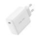 Baltas 1xUSB-C PD QC 65W GaN4 pakrovėjas "Blavec Wall Charger BC-8"
