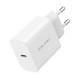 Baltas 1xUSB-C PD QC 45W GaN4 pakrovėjas + 100cm USB-C - USB-C laidas "Blavec Wall Charger BC-7"