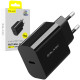 Juodas 1xUSB-C PD QC 45W GaN4 pakrovėjas "Blavec Wall Charger BC-7"