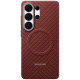 Originalus raudonas dėklas "Carbon Magnet Case" Samsung Galaxy S26 Ultra telefonui "EF-KS948SRE"