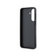 Juodas dėklas Samsung Galaxy A37 telefonui "Karl Lagerfeld Liquid Silicone Metal Karl and Choupette Case"