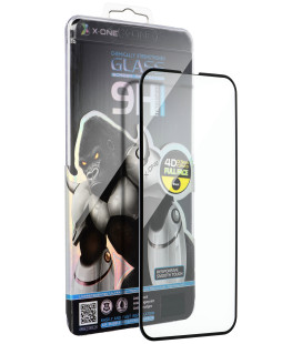 Matinis apsauginis grūdintas stiklas Samsung Galaxy A57 5G telefonui "X-ONE Full Cover Extra Strong"