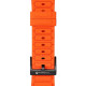 Oranžinė apyrankė Apple Watch (44 / 45 / 46 / 49 mm) laikrodžiams "Forcell Silicone Strap"