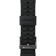 Juoda apyrankė Apple Watch (44 / 45 / 46 / 49 mm) laikrodžiams "Forcell Silicone Strap"