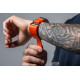 Oranžinė apyrankė Apple Watch (44 / 45 / 46 / 49 mm) laikrodžiams "Forcell Outdoor Sport Velcro Nylon"