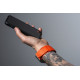 Oranžinė apyrankė Apple Watch (44 / 45 / 46 / 49 mm) laikrodžiams "Forcell Outdoor Sport Velcro Nylon"