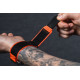 Oranžinė apyrankė Apple Watch (44 / 45 / 46 / 49 mm) laikrodžiams "Forcell Outdoor Sport Velcro Nylon"