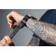 Juoda apyrankė Apple Watch (44 / 45 / 46 / 49 mm) laikrodžiams "Forcell Outdoor Sport Velcro Nylon"