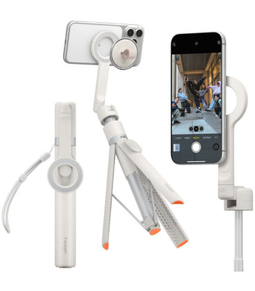Gelsvas belaidis trikojis - selfie lazda "Spigen S582W Magsafe Bluetooth"