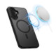 Matinis juodas dėklas Samsung Galaxy A36 / A37 / A56 / A27 5G telefonui "Tech-Protect Magmat Magsafe"