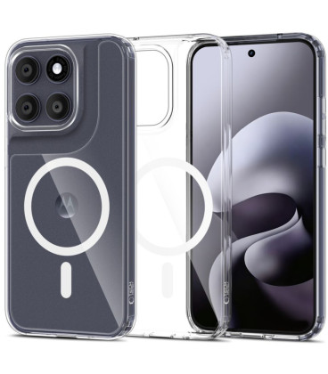 Skaidrus dėklas Motorola Moto G67 / G77 telefonui "Tech-Protect Flexair Hybrid Magsafe"
