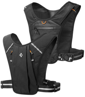 Juoda bėgiojimo liemenė (L-XL) "Spigen A720 Dynamic Shield Running Vest"
