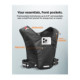 Juoda bėgiojimo liemenė (L-XL) "Spigen A720 Dynamic Shield Running Vest"