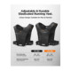 Juoda bėgiojimo liemenė (L-XL) "Spigen A720 Dynamic Shield Running Vest"