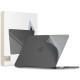Matinis juodas dėklas Apple MacBook Air 15 M2 - M5 / 2023 - 2026 kompiuteriui "Tech-Protect Softshell"